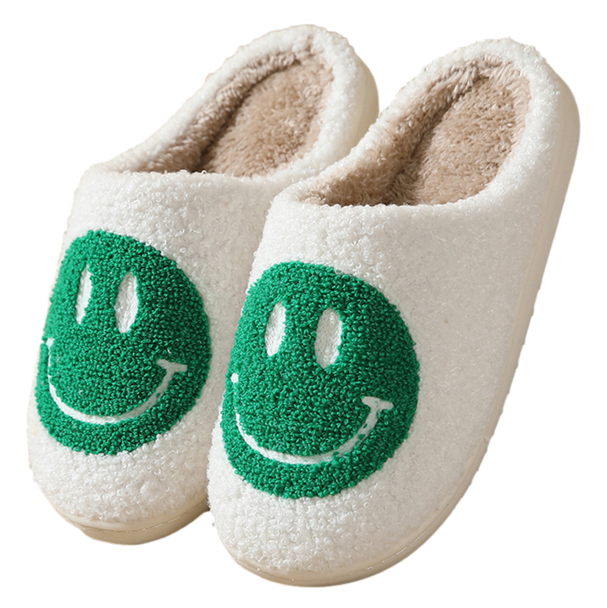 Happy Face Slippers-Adults