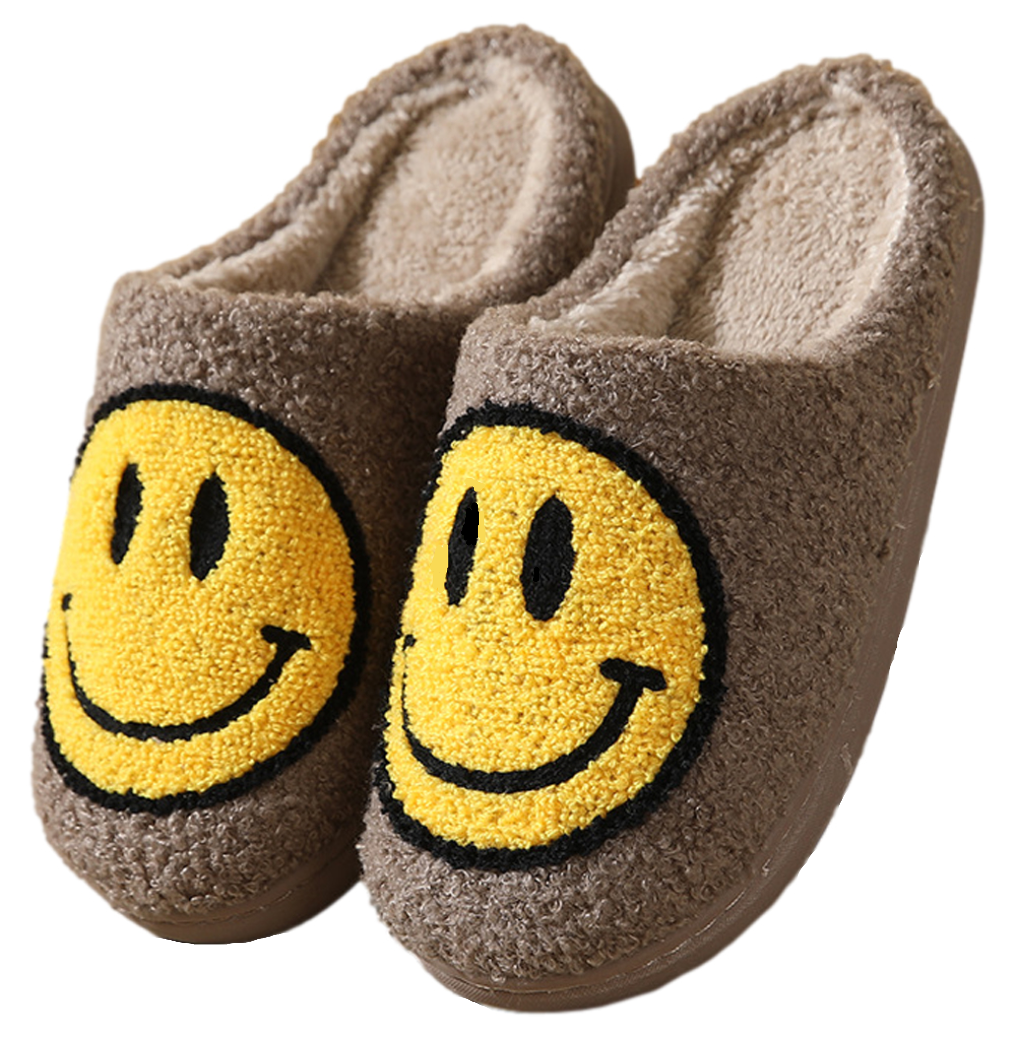 Happy Face Slippers-Adults